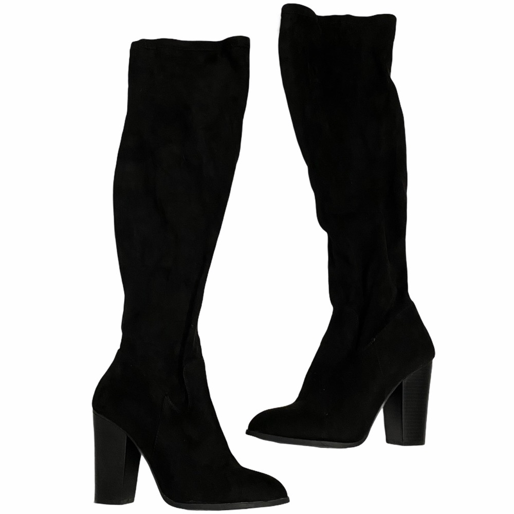 Forever 21 Black Heeled Boots